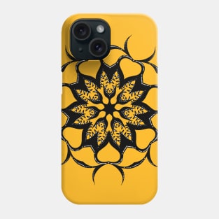Gothic Mandala With Teeth And Monsters Phone Case