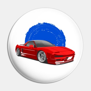 Red Honda NSX Pin