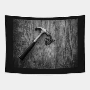 Hammer and nails Tapestry