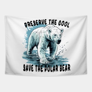Chill Out, Save the Poles Tapestry