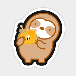 Cute Honey Sloth Magnet