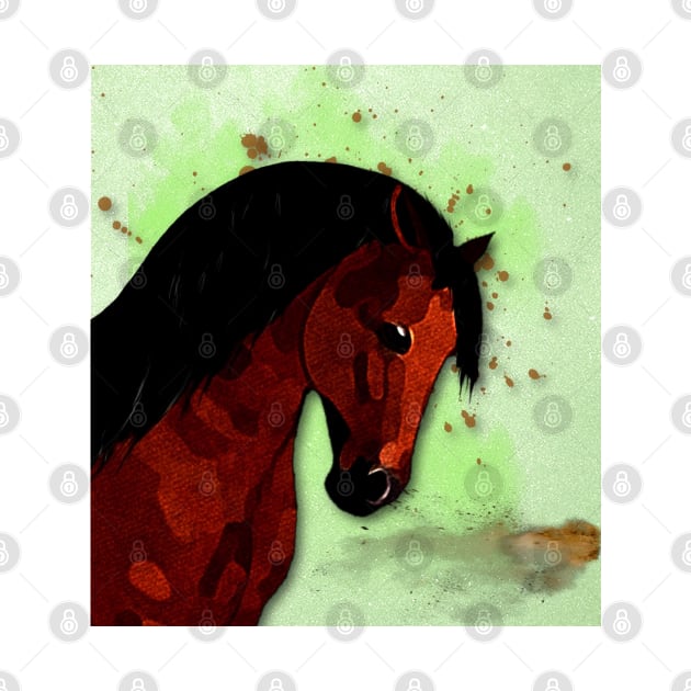 Horse Lovers Bay Horse by KC Morcom aka KCM Gems n Bling aka KCM Inspirations