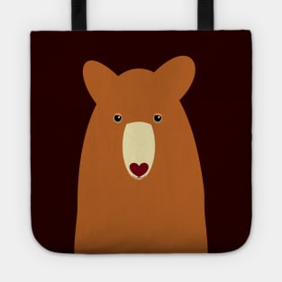 CINNAMON BEAR PORTRAIT Tote