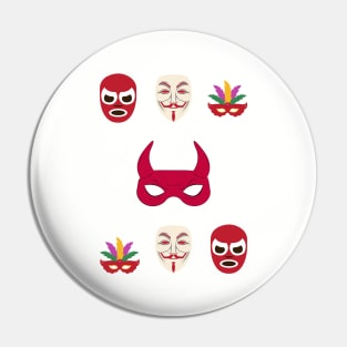 Narcissist Masks Pin