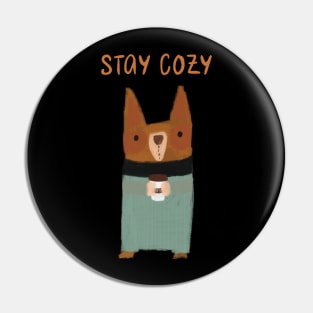 Stay cozy Pin