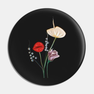 Floral Bouquet Pin