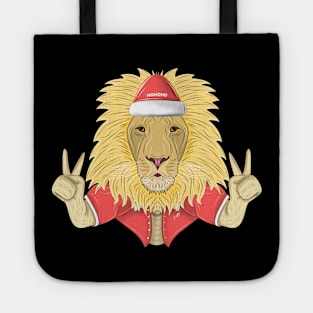 santa lion king Tote