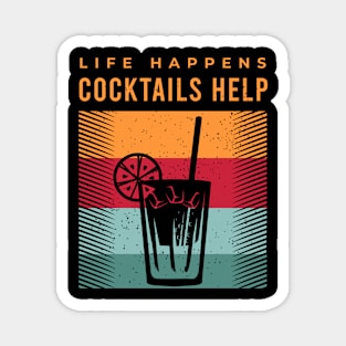 Drinking Gifts and Party Costumes for a Lover of Cocktails Magnet