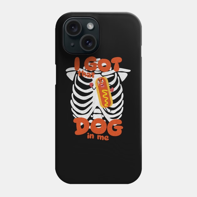 I Got That Dog In Me Xray Meme Phone Case by Unified by Design