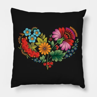 Floral heart Pillow