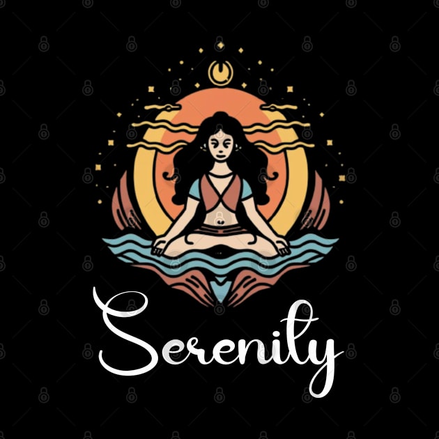 A Girl find Serenity by Qasim