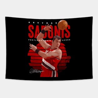 Arvydas Sabonis Tapestry