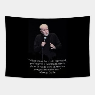 George Carlin fan art Tapestry