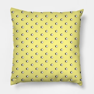 Light Yellow Retro Aesthetic stars / VSCO stars Pillow