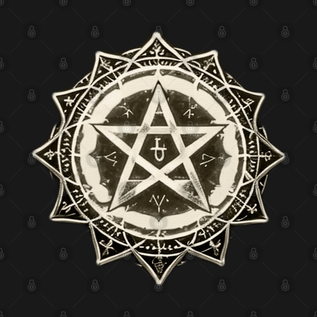 Pentagram Sigil Art design by Pikmi