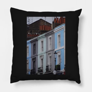 A View of London Victorian Architecture Pillow