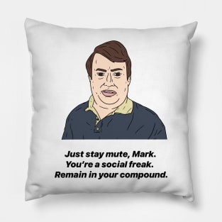 MARK CORRIGAN | SOCIAL FREAK Pillow