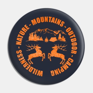 Outdoor camping wilderness Pin