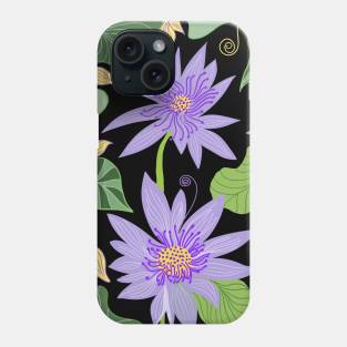 Lilac Lotus Flowers Phone Case