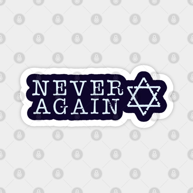 Never Again Magnet by MeLoveIsrael