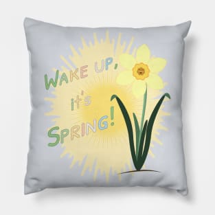 Wake up, it's Spring! Pillow