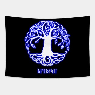 Yggdrasil Runes Tapestry