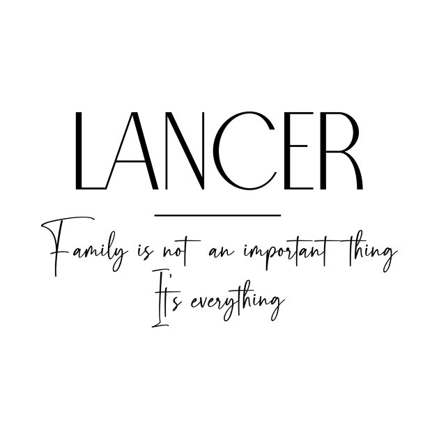 Lancer Family, Lancer Name, Lancer Middle Name by Rashmicheal