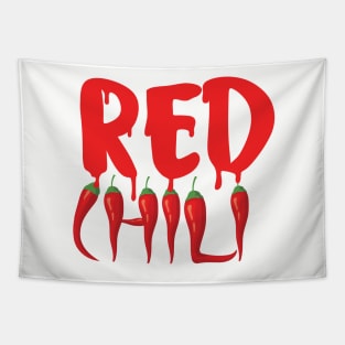 Red Chili Design Tapestry