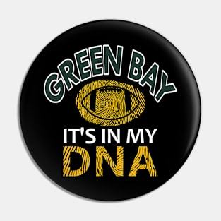 Green Bay Pro Football DNA Pin