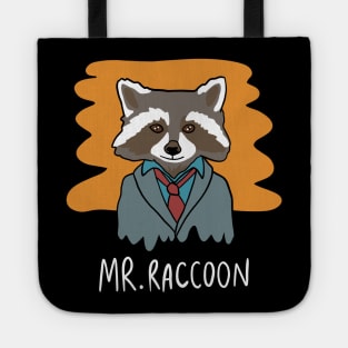 Mr. Raccoon in a Suit - Funny Trash Panda Tote