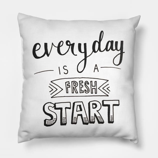 Fresh Start Pillow by nicolecella98