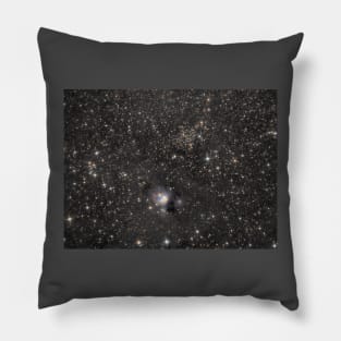Deep space - reflection nebula IC 5134 among stars Pillow