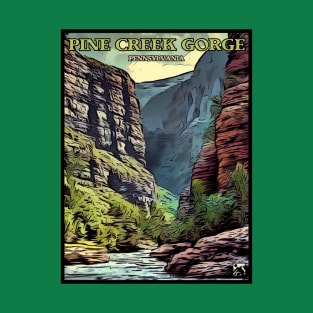 Pine Creek Gorge, Pennsylvania T-Shirt