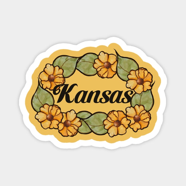 Kansas Magnet by bubbsnugg