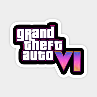 GTA VI logo design Magnet