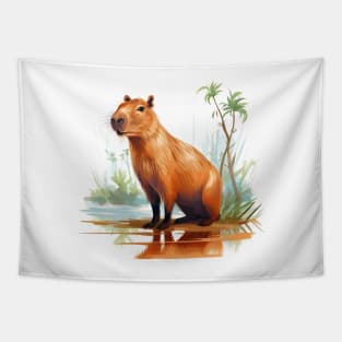 I Love Capybaras Tapestry