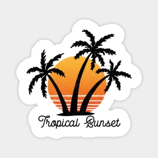 Tropical Sunset Magnet