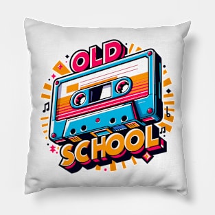 Cassette tape Pillow