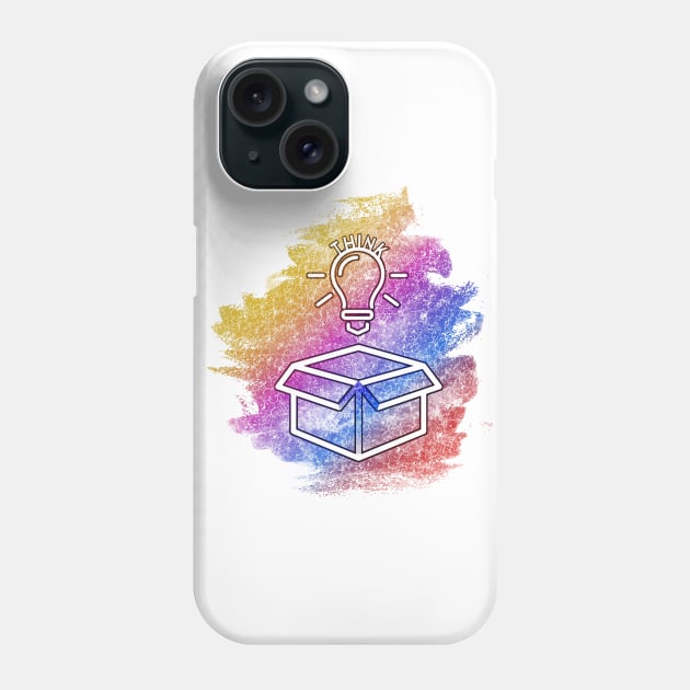 Think outside the box Phone Case by PlanetJoe