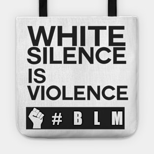 im black and im proud, white silence is violence black lives matter, i can't breathe, george floyd Tote