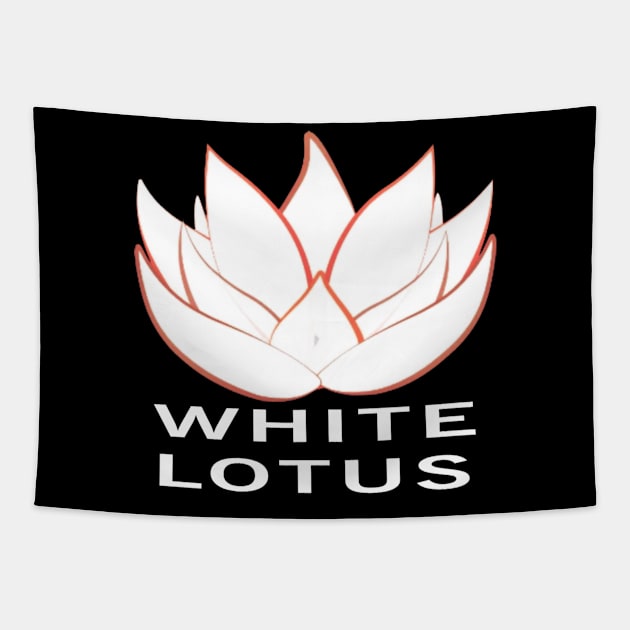 white lotus Tapestry by ZIID ETERNITY