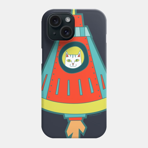 Capsule Cat Phone Case by pinkowlet