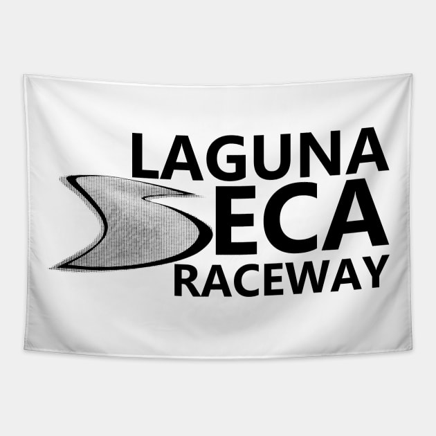 Laguna Seca Raceway Corkscrew Tapestry by SteamboatJoe