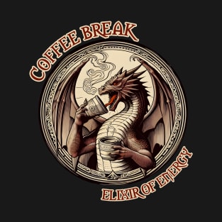 Coffee break - elixir of energy rpg T-Shirt