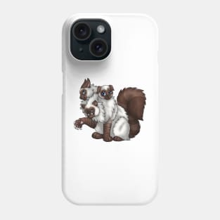 CerPURRus: Chocolate Lynx Point Phone Case