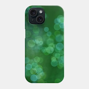 Flowing Deep Green Forest Lights Phone Case