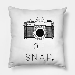 ‘Oh Snap’ Typography Design Pillow