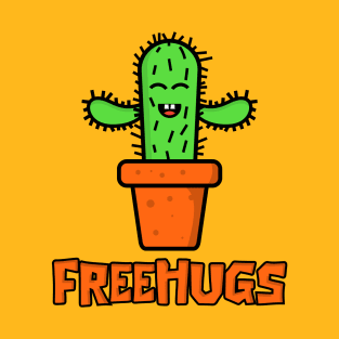 Free Hugs cactus T-Shirt