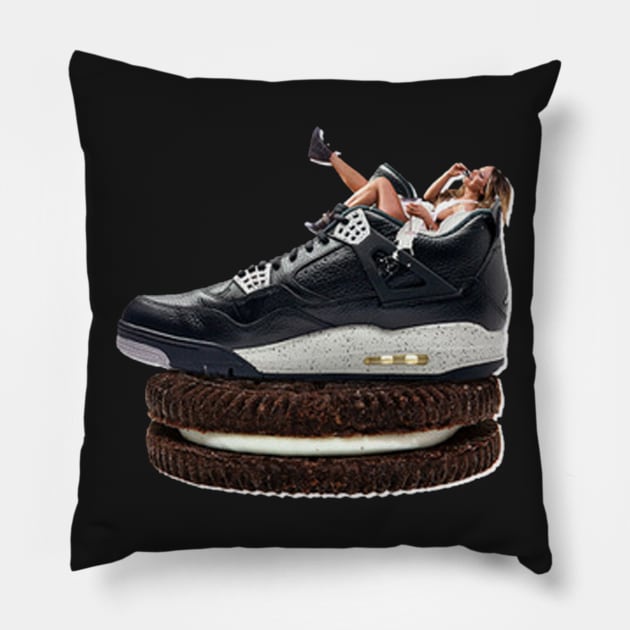 Jordan Oreos Pillow by Ndolor