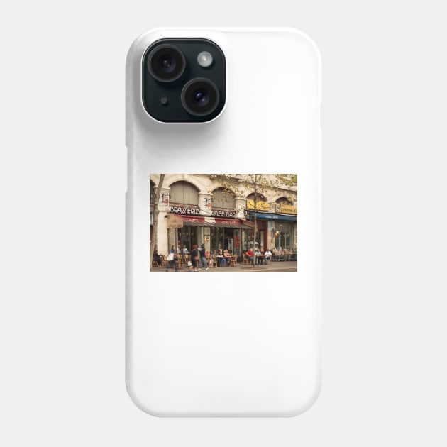 Cafe le Matin a Paris © Phone Case by PrinceJohn